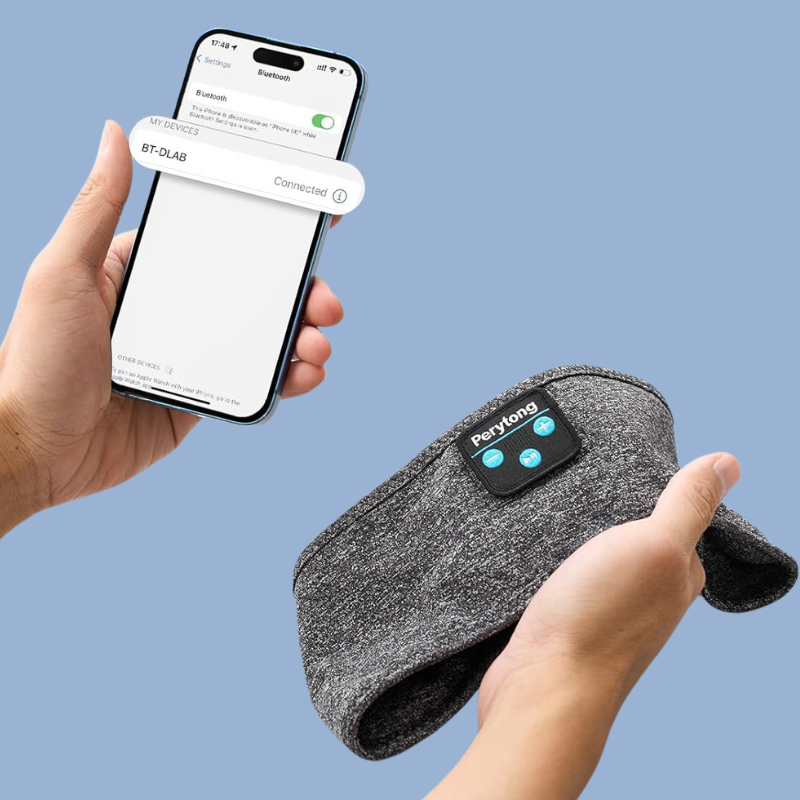 SleepFix™ Wireless Sleep Headband – Ultra-Thin Bluetooth Headphones for Sleep, Sports & Meditation