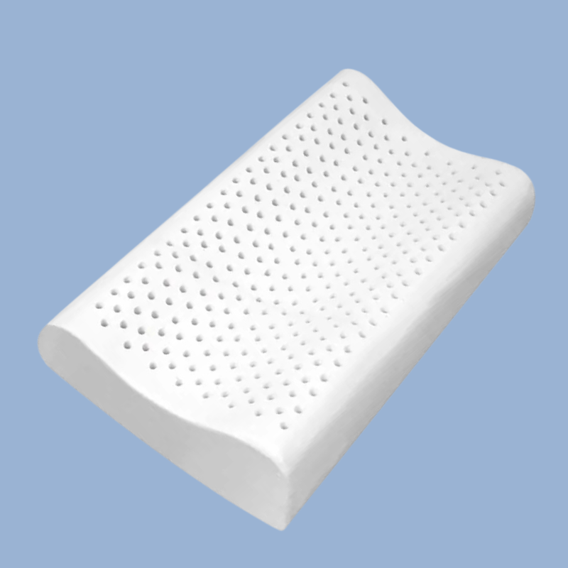 SleepFix™ Pure Thai Latex Cervical Pillow – 60×40 cm, Firm Support & Slow Rebound for Pain Relief