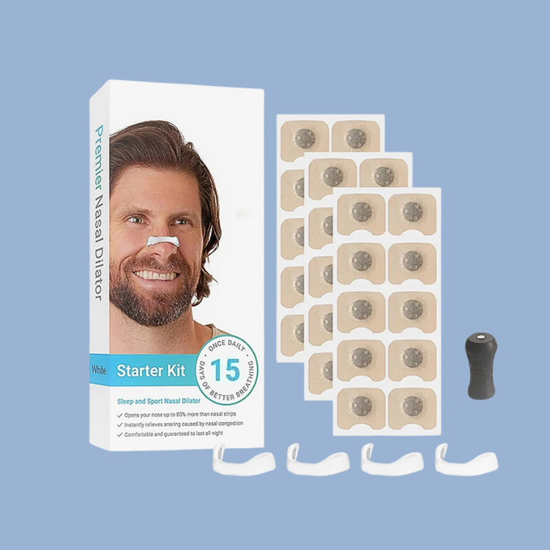 SleepFix™ Nasal Strips & Dilator Kit – Stop Snoring, Breathe Easier & Sleep Better Naturally