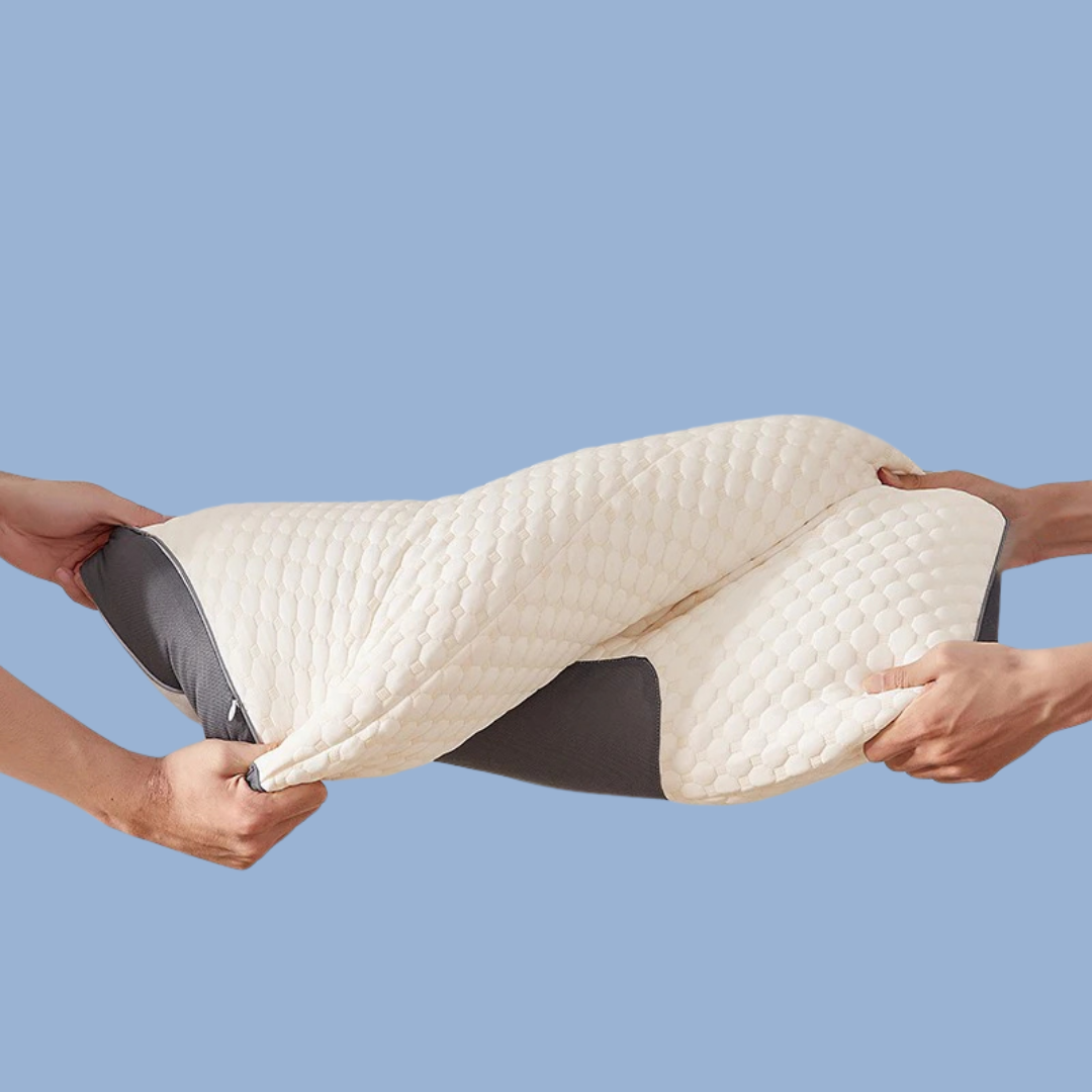 SleepFix™ SoyFiber OrthoSpa Pillow – Cervical Massage Support
