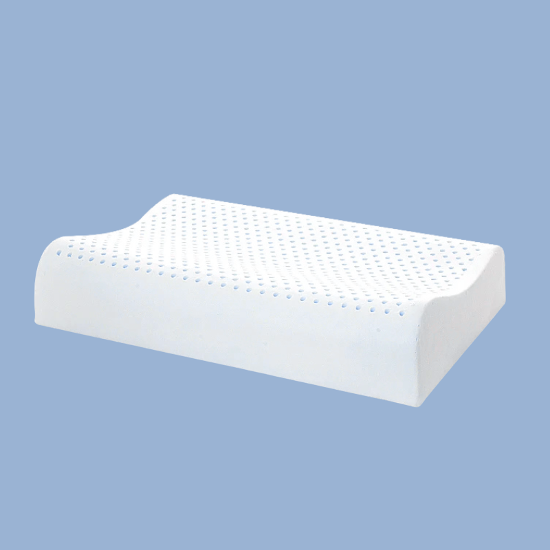SleepFix™ Pure Thai Latex Cervical Pillow – 60×40 cm, Firm Support & Slow Rebound for Pain Relief