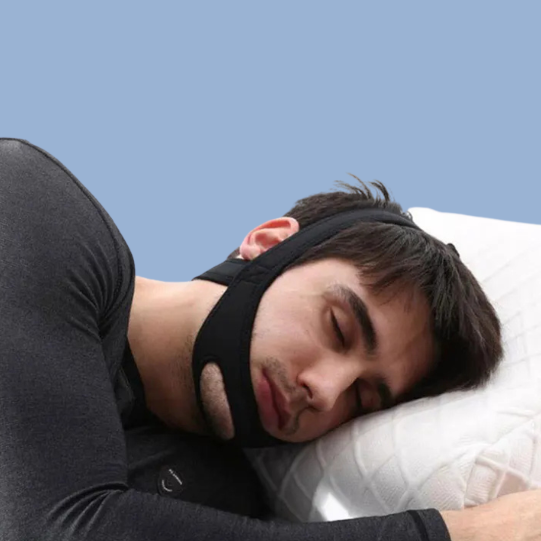 SleepFix™ Premium Adjustable Chin Strap – Anti‑Snore & Jaw Support