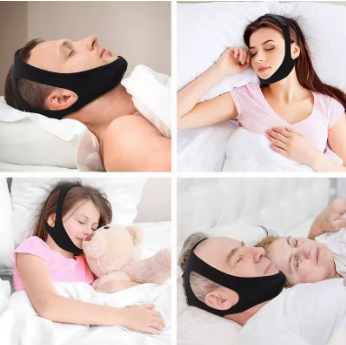 SleepFix™ Premium Adjustable Chin Strap – Anti‑Snore & Jaw Support
