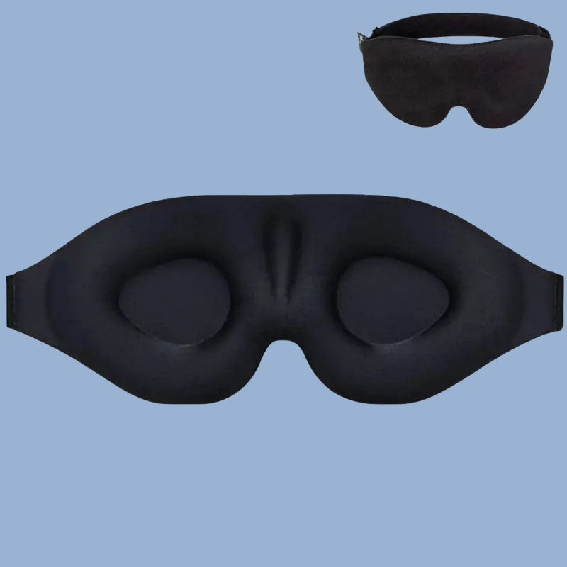 SleepFix™ DreamShade 3D Adjustable Eye Mask – Zero-Pressure, Total Blackout, Breathable