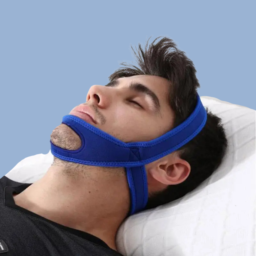 SleepFix™ Premium Adjustable Chin Strap – Anti‑Snore & Jaw Support