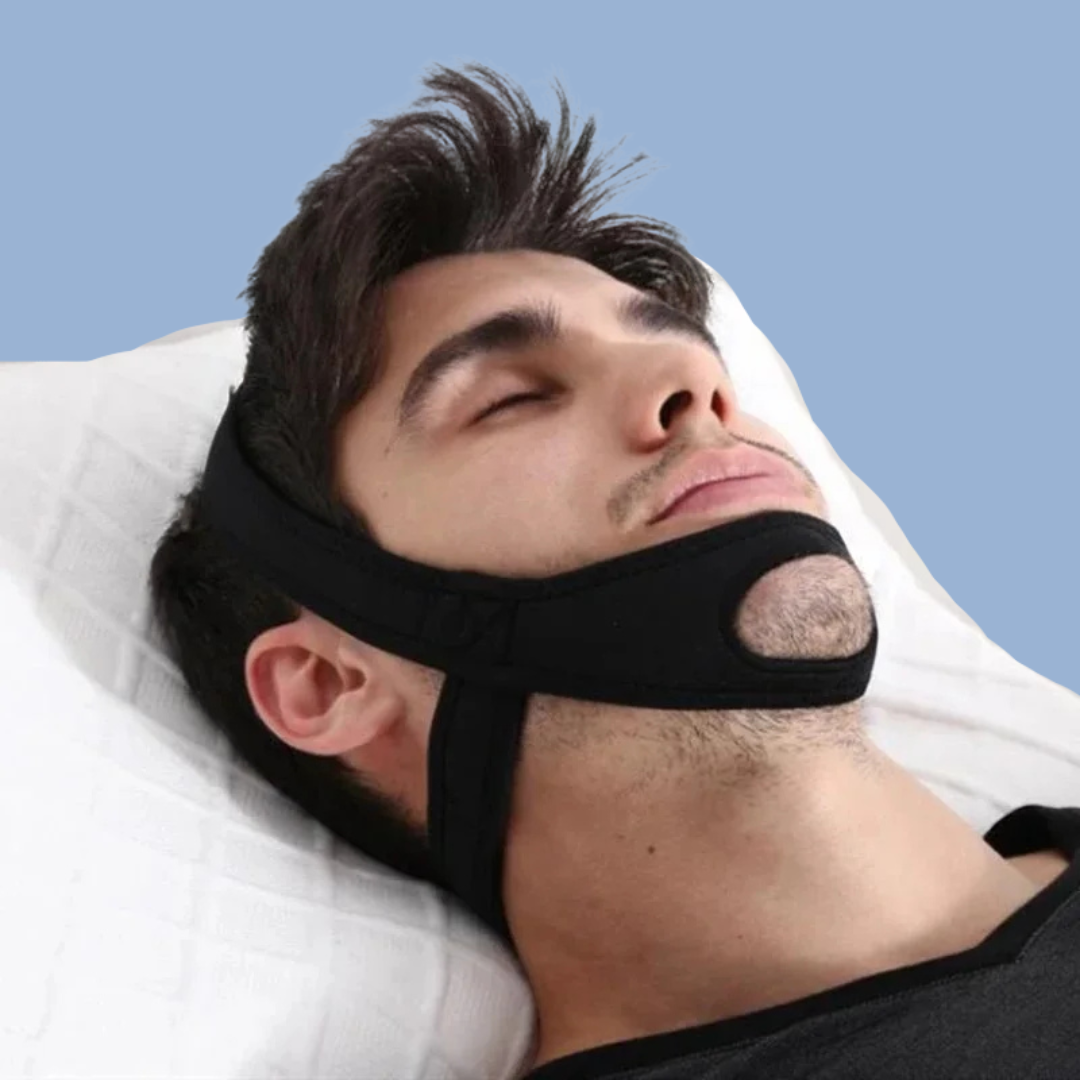 SleepFix™ Premium Adjustable Chin Strap – Anti‑Snore & Jaw Support