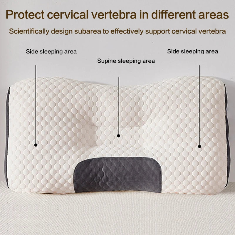 SleepFix™ SoyFiber OrthoSpa Pillow – Cervical Massage Support