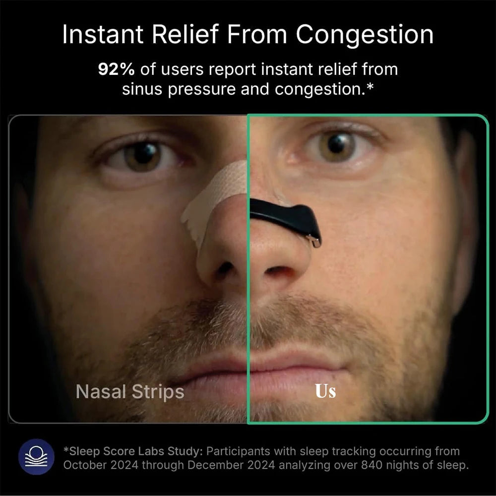 SleepFix™ Nasal Strips & Dilator Kit – Stop Snoring, Breathe Easier & Sleep Better Naturally