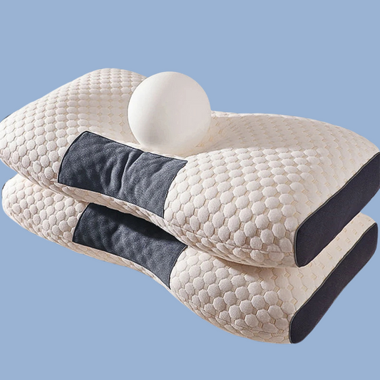 SleepFix™ SoyFiber OrthoSpa Pillow – Cervical Massage Support 