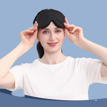 SleepFix™ DreamShade 3D Adjustable Eye Mask – Zero-Pressure, Total Blackout, Breathable
