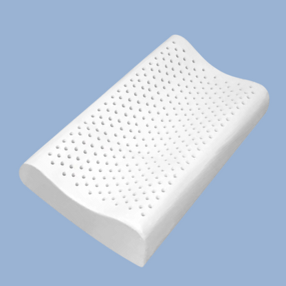 SleepFix™ Pure Thai Latex Cervical Pillow – 60×40 cm, Firm Support & Slow Rebound for Pain Relief