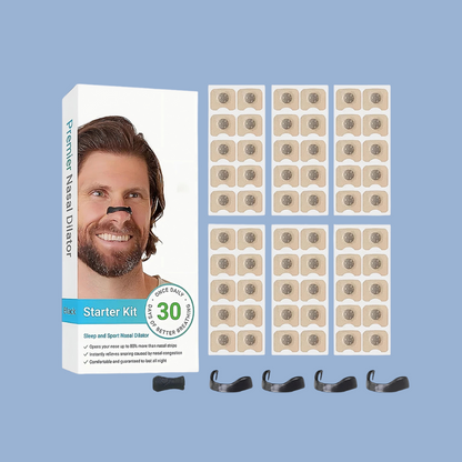 SleepFix™ Nasal Strips & Dilator Kit – Stop Snoring, Breathe Easier & Sleep Better Naturally