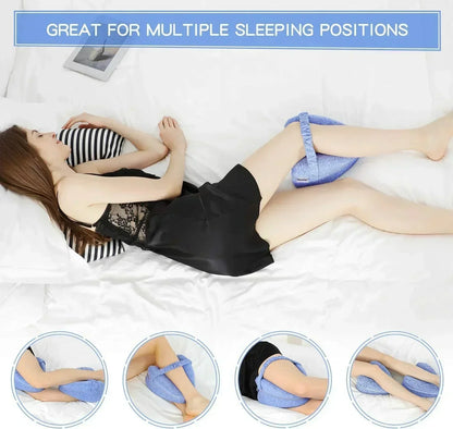 SleepFix™ HeartCore Leg Pillow – Memory Foam Hip & Knee Support for Side Sleepers & Pregnancy