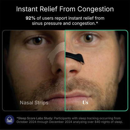 SleepFix™ Nasal Strips & Dilator Kit – Stop Snoring, Breathe Easier & Sleep Better Naturally